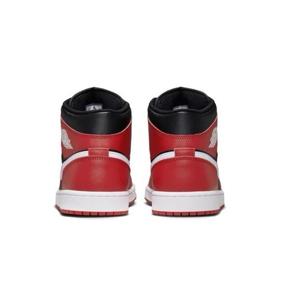 NEW Nike Air Jordan 1 Mid Shoes Black Gym Red White DQ8426-061 Men\'s Size Multi